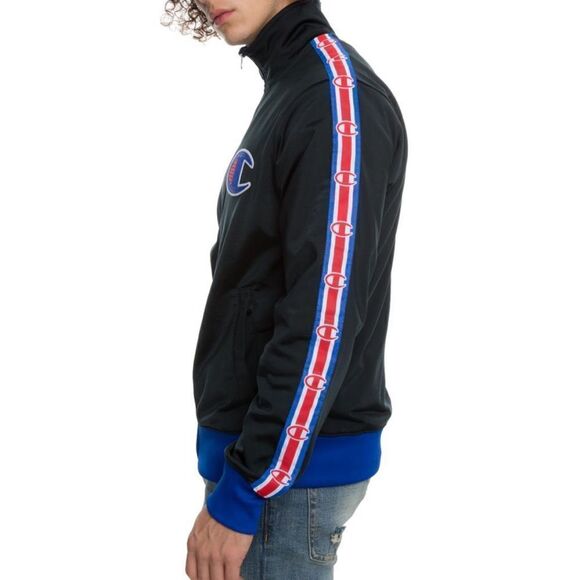 Champion C Logo Retro Track Zip Up Jacket | Size Large - Picture 3 of 10